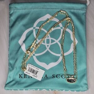 NWT Kendra Scott Elisa Multistrand Necklace Gold